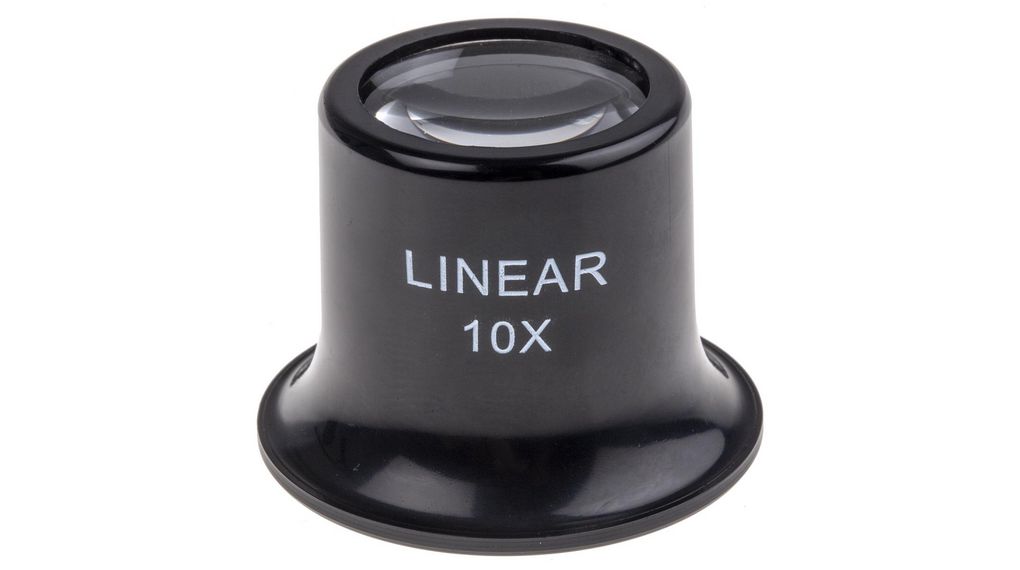 Förstoringsglas, 10x, 25mm